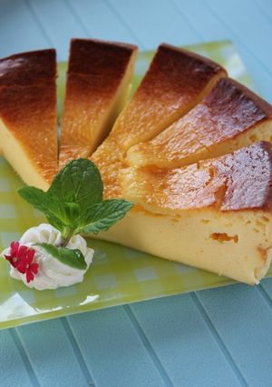 初めてさんに☆基本のベイクドチーズケーキ-レシピのメイン写真
