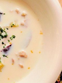 さつま芋のミルク味噌スープ-レシピのメイン写真