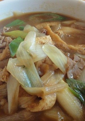 おかわり必至のごぼう入りカレーうどん-レシピのメイン写真