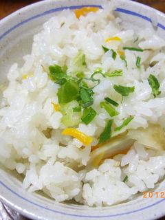 塩麹で炊き込みご飯-レシピのメイン写真