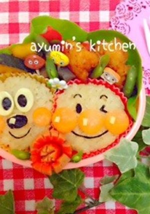 ＊キャラ弁＊アンパンマン＊名犬チーズ＊-レシピのメイン写真