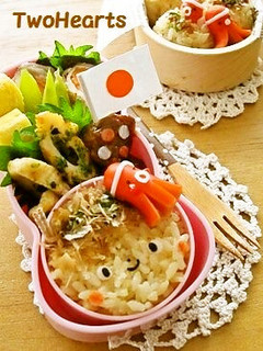 キャラ弁❤たこ焼き坊やtoタコ君-レシピのメイン写真