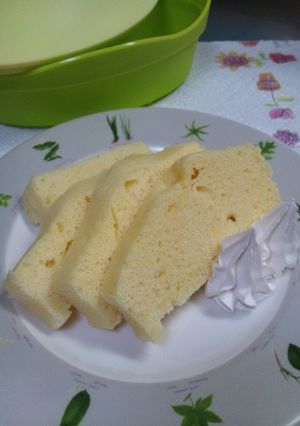 HMで簡単☆クリームチーズスポンジケーキ-レシピのメイン写真