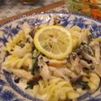 鱈のレモンクリームパスタ