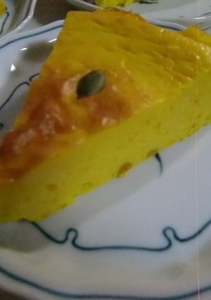 (生クリーム不使用)南瓜のチーズケーキ-レシピのメイン写真