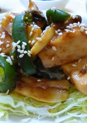鳥むね肉でやわらか甘味噌炒め-レシピのメイン写真