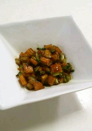 大根葉とさつま揚げのいり煮-レシピのメイン写真