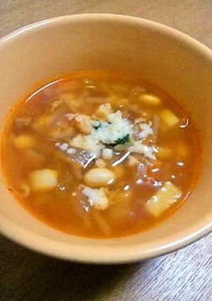 ミネストローネ風！？スープ♪-レシピのメイン写真