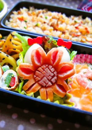 お弁当に♪ひまわりウインナー(飾り切り)-レシピのメイン写真
