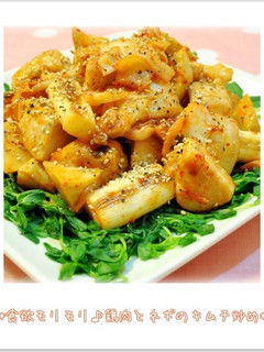 ☆食欲モリモリ♪ 鶏肉とネギキムチ炒め☆-レシピのメイン写真