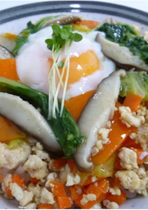 鶏とろいしる丼-レシピのメイン写真