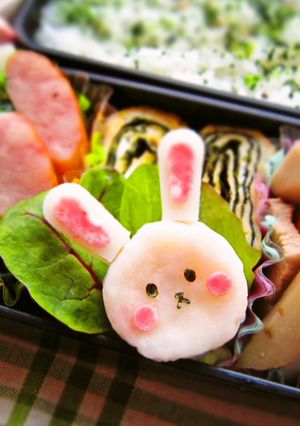 お弁当に♪シューマイのウサギちゃん-レシピのメイン写真