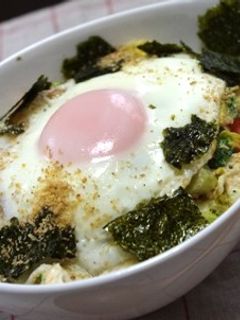 節約!残ったサラダで「サラダ丼♪」-レシピのメイン写真