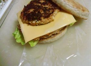 さけ☆たらこバーグ　～ハンバーガー風に～-レシピのメイン写真