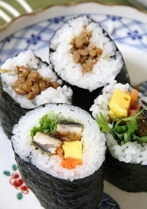 恵方巻き(うなぎ巻き、納豆巻き)-レシピのメイン写真