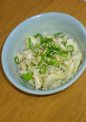 ピリ辛！すきみたらの柚子胡椒あえ-レシピのメイン写真