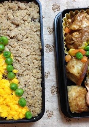 フォークでぐるぐるレンジで鶏そぼろ-レシピのメイン写真