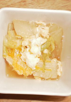 白菜の卵とじ-レシピのメイン写真