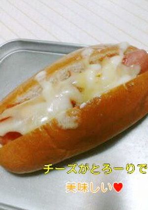 ランチ、朝食に♪チーズホットドッグ-レシピのメイン写真