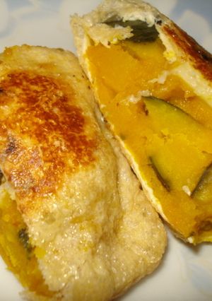 南瓜のチーズ揚げ詰め焼-レシピのメイン写真