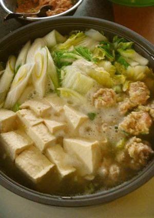 白菜と豆腐と肉団子の中華だしの塩鍋-レシピのメイン写真