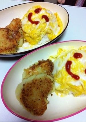 ＊ゴロゴロチーズの焼きコロッケ＊-レシピのメイン写真