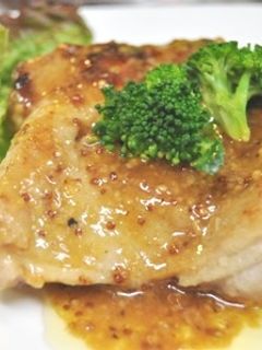 チキンのハニーマスタードソースソテー♪-レシピのメイン写真