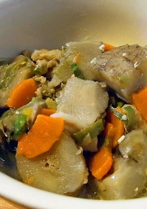 大浦太ごぼうの煮物-レシピのメイン写真
