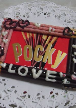 デコポッキーでフォトフレーム❤-レシピのメイン写真
