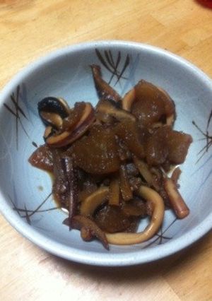 大根とイカの煮付け-レシピのメイン写真