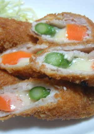 豚肉の三色巻きフライ~カレー味~-レシピのメイン写真