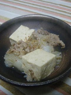 ■豆腐と白滝のすき煮■-レシピのメイン写真