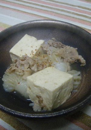 ■豆腐と白滝のすき煮■-レシピのメイン写真
