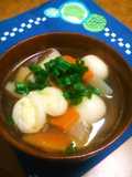 チーズ白玉入り★けんちん汁