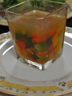 カラフル野菜のコンソメのジュレ-レシピのメイン写真