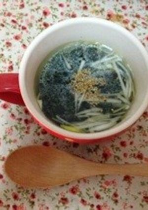 ＊焼肉屋さんのわかめスープ＊-レシピのメイン写真