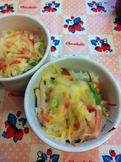 カニかま☆マヨチーズ丼-レシピのメイン写真