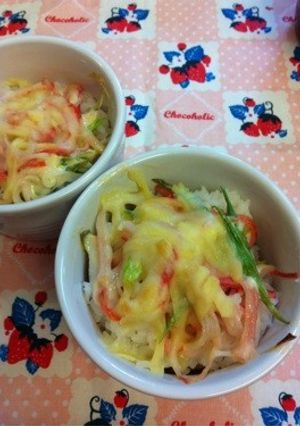 カニかま☆マヨチーズ丼-レシピのメイン写真