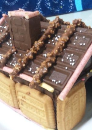 ポッキーdeお菓子の家-レシピのメイン写真