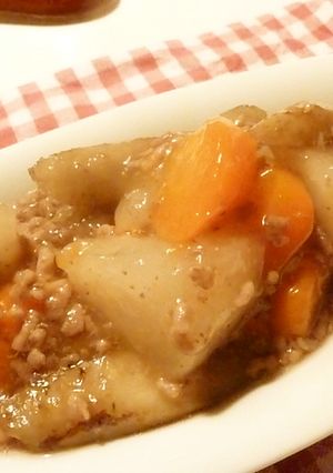 そぼろあんかけのあまから煮物.:*.゜☆-レシピのメイン写真