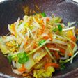 もやしと白菜のごま和え