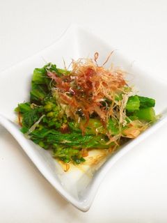 白だしで「菜の花のお浸し」-レシピのメイン写真