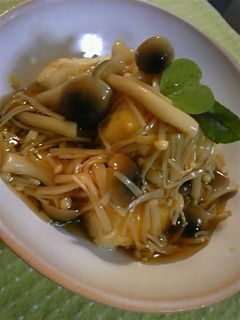 揚げ出し豆腐のきのこあんかけ。-レシピのメイン写真