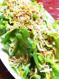 生でシャキシャキ!菊菜のサラダ-レシピのメイン写真