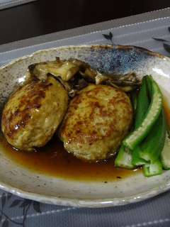豆腐ハンバーグ とろ~りきのこあんかけ-レシピのメイン写真