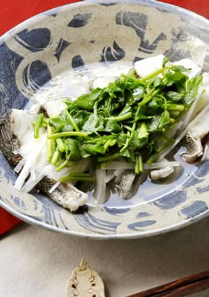 鱈とセリの蒸し物-レシピのメイン写真