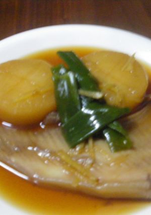 かすべ(赤エイ)の煮つけ-レシピのメイン写真