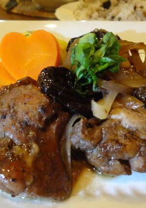 鶏モモ肉のプルーン煮込み♪-レシピのメイン写真