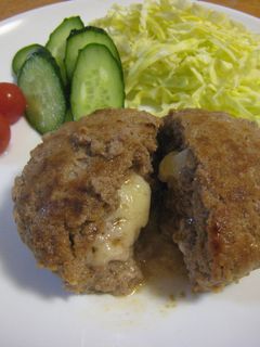 チーズハンバーグ-レシピのメイン写真