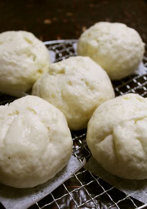ランチおやつに！ＢＰで作る我が家の肉まん-レシピのメイン写真